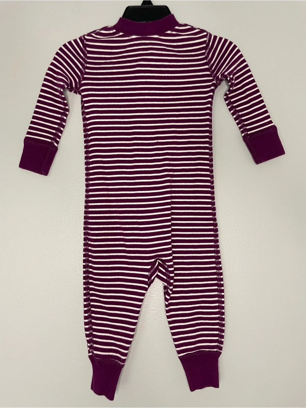 Hanna Andersson Striped Organic Cotton One Piece Sleeper